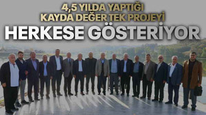 4,5 yılda yaptığı kayda değer tek projeyi herkese gösteriyor
